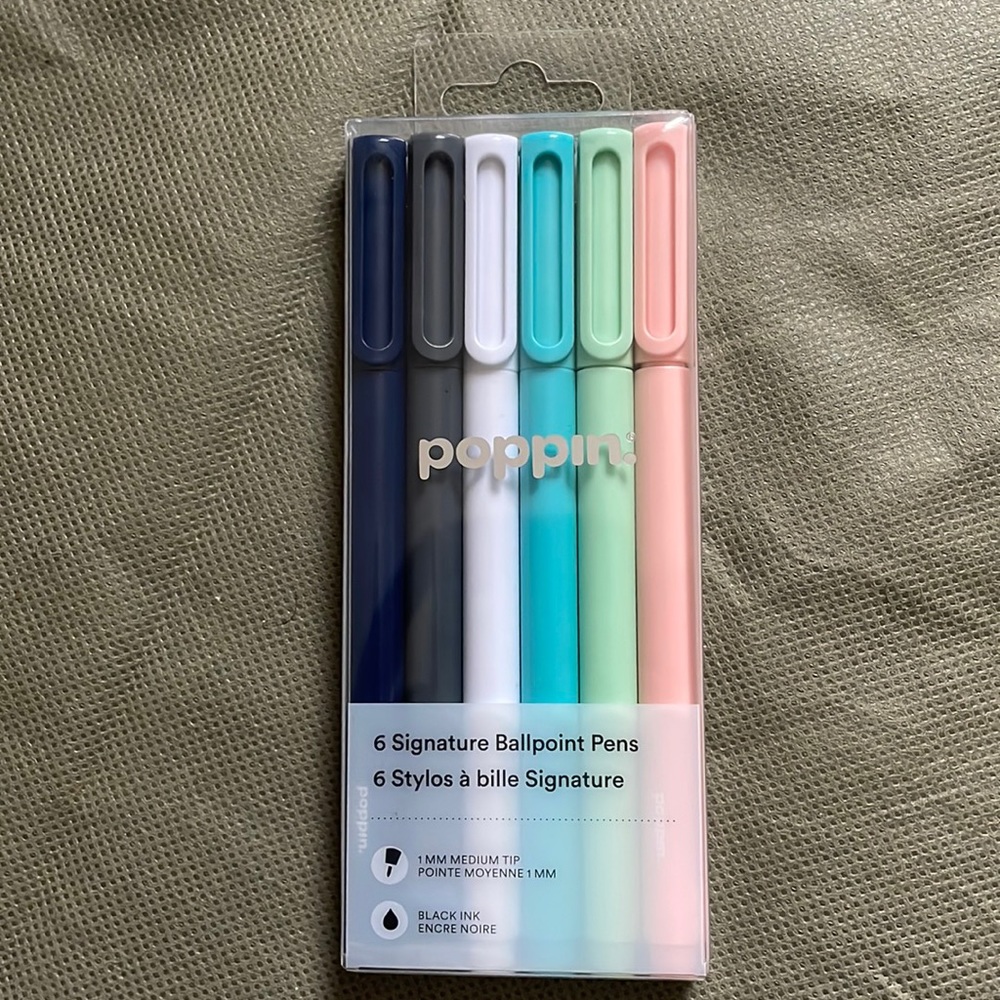 Poppin ballpoint pens